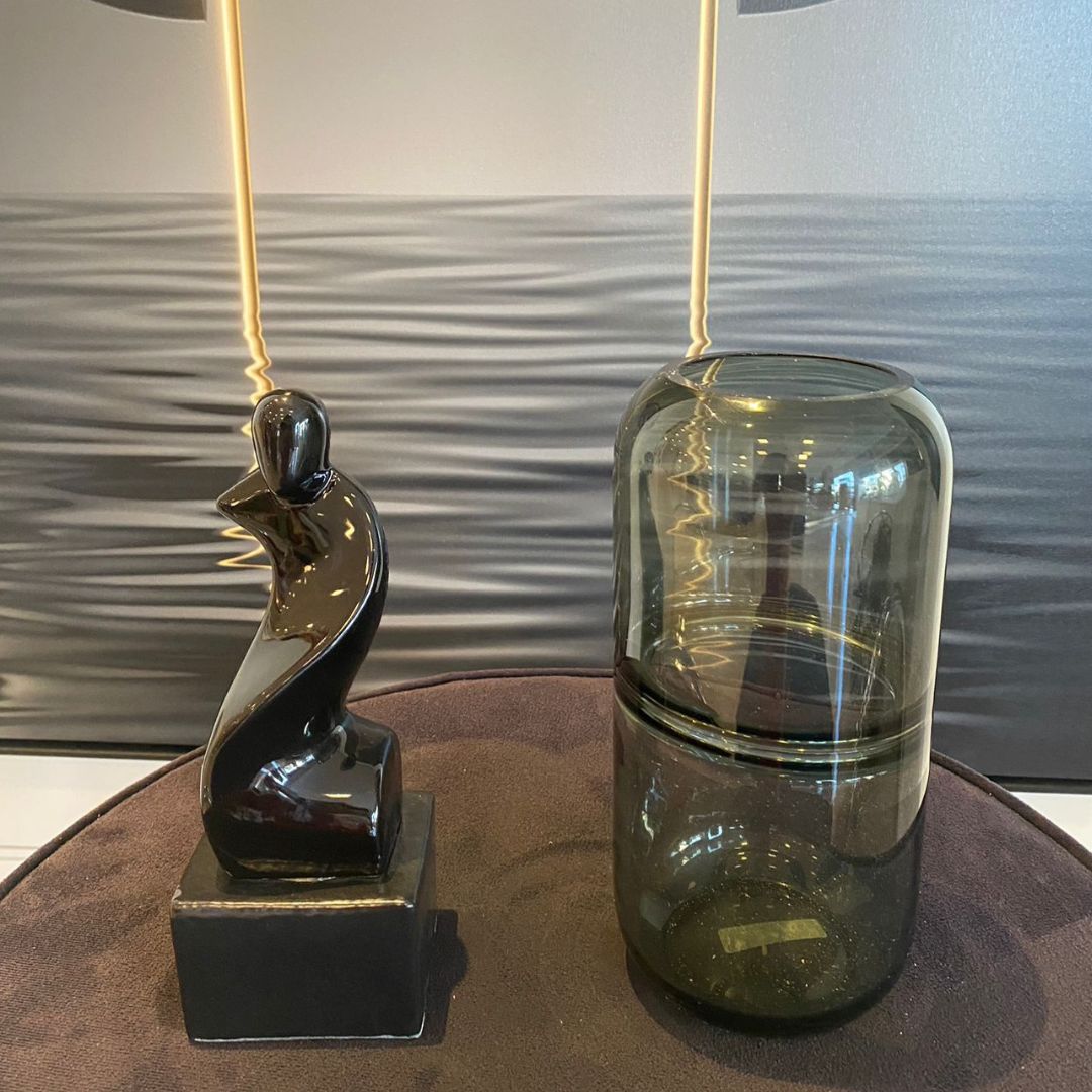 Vaso Decorativo de Vidro Opaline 3