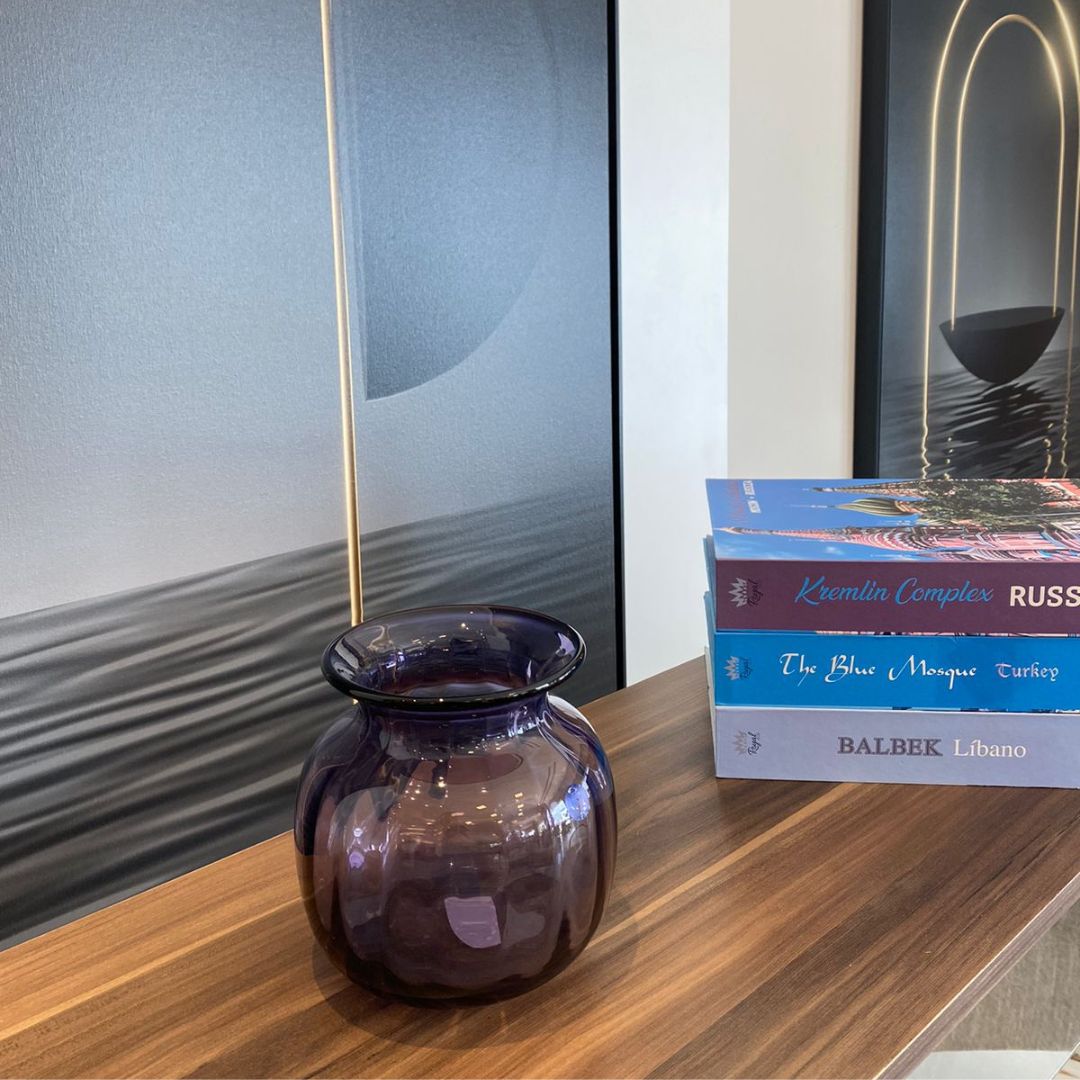 Vaso Decorativo para Sala de Vidro Cristalux 4