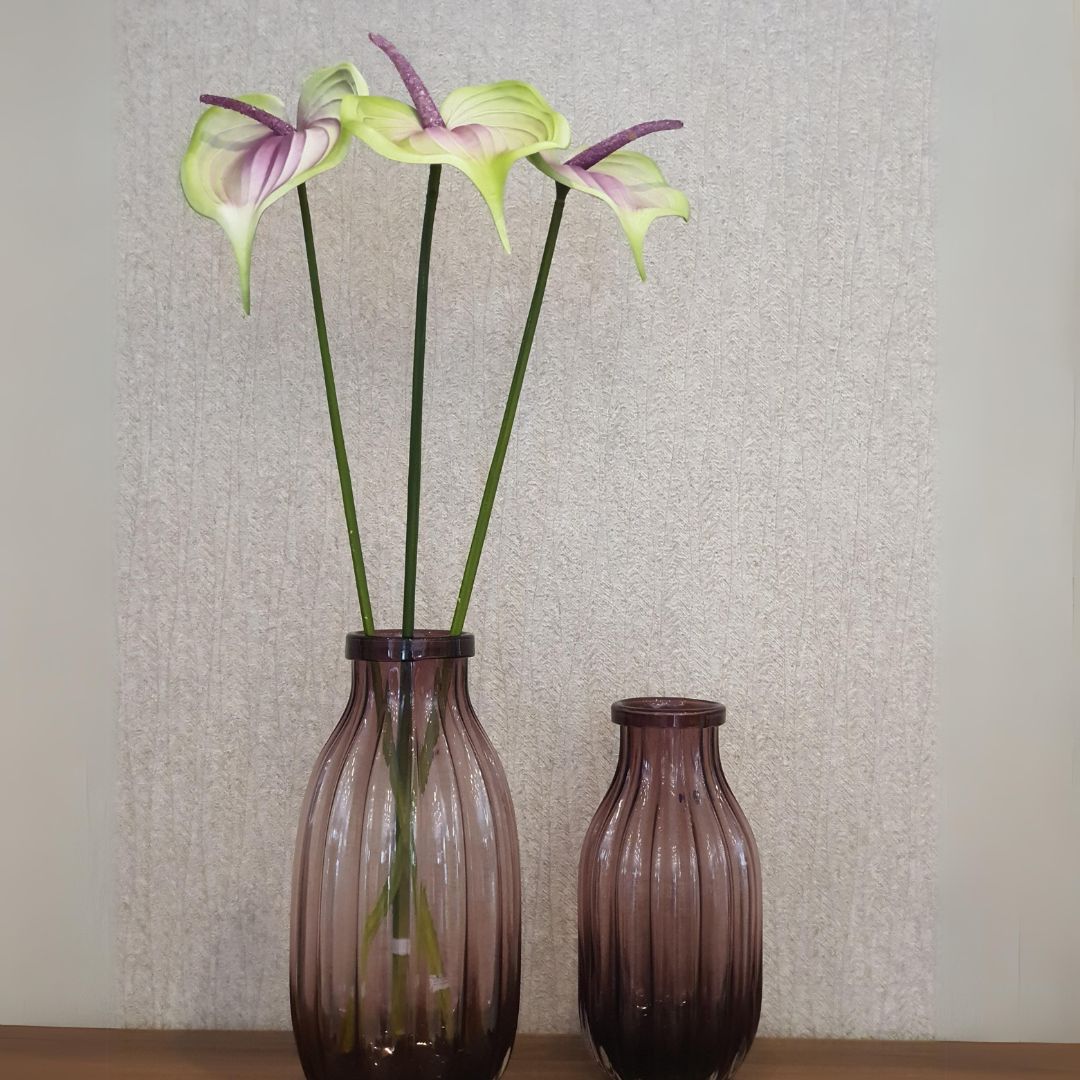 Vaso Decorativo para Sala de Vidro Reflexo 30