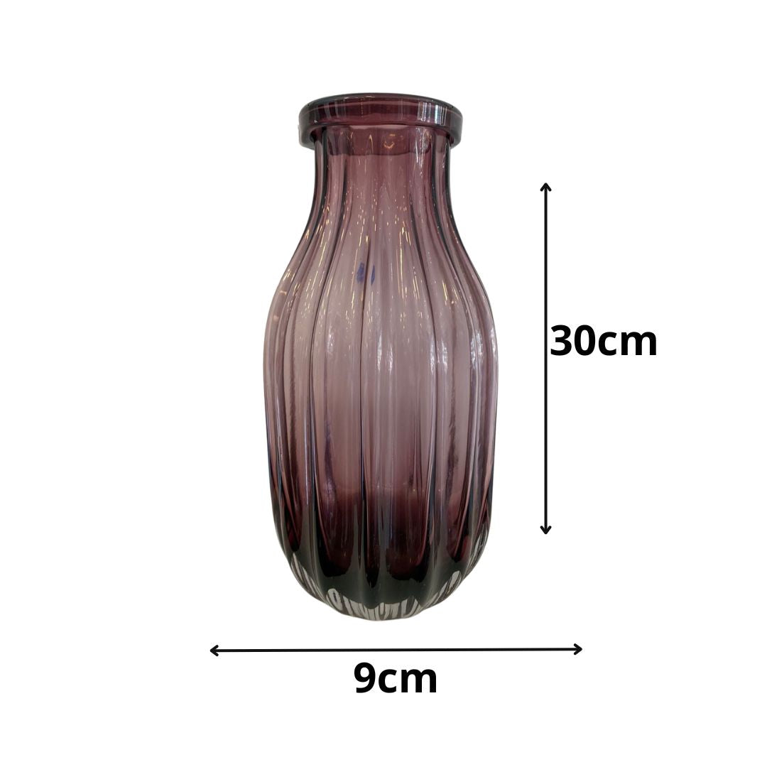 Vaso Decorativo para Sala de Vidro Reflexo 3