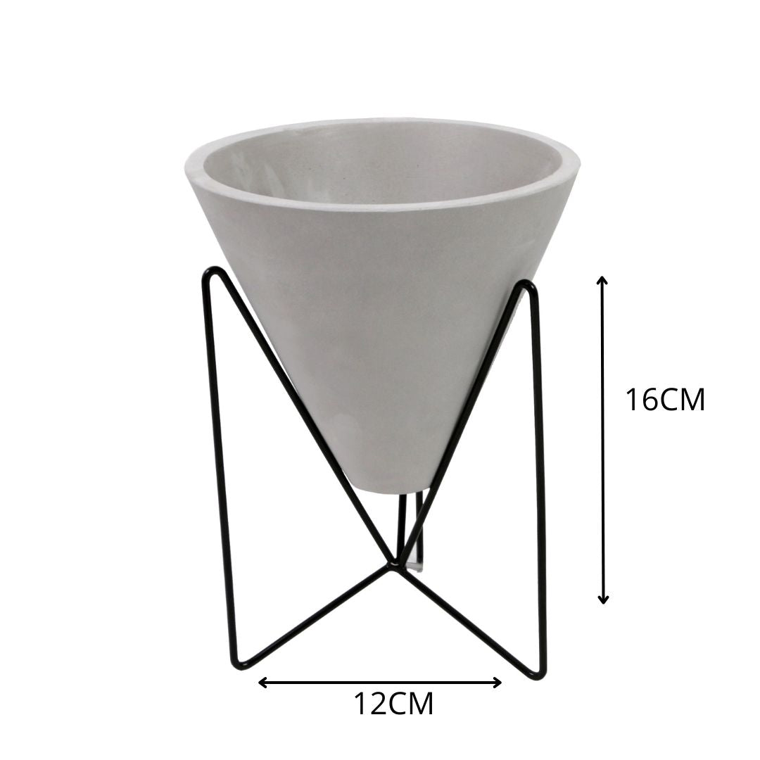 Vaso de Cerâmica Decorativo Cachepot Sem Planta Lumina 5