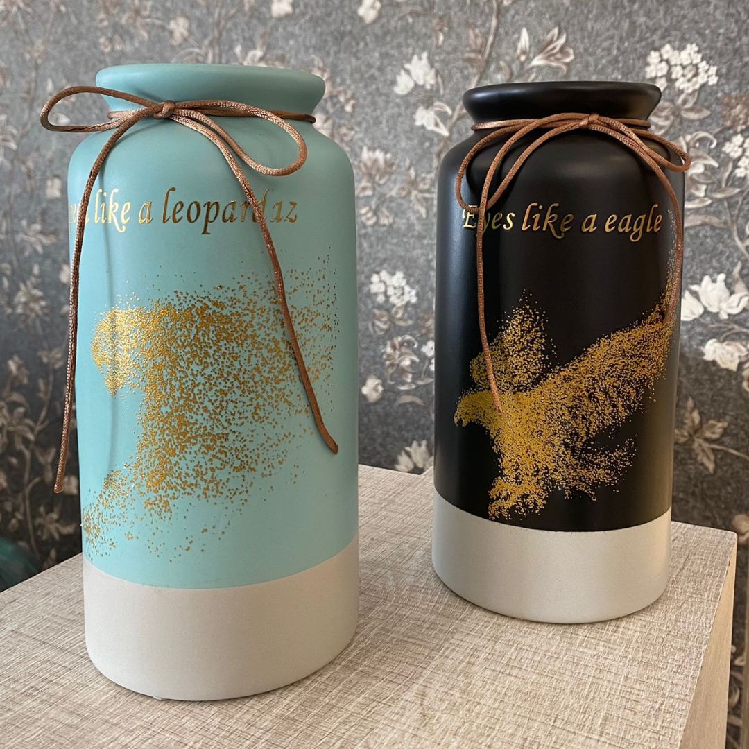 Vaso de Cerâmica Decorativo Contemporâneo 1