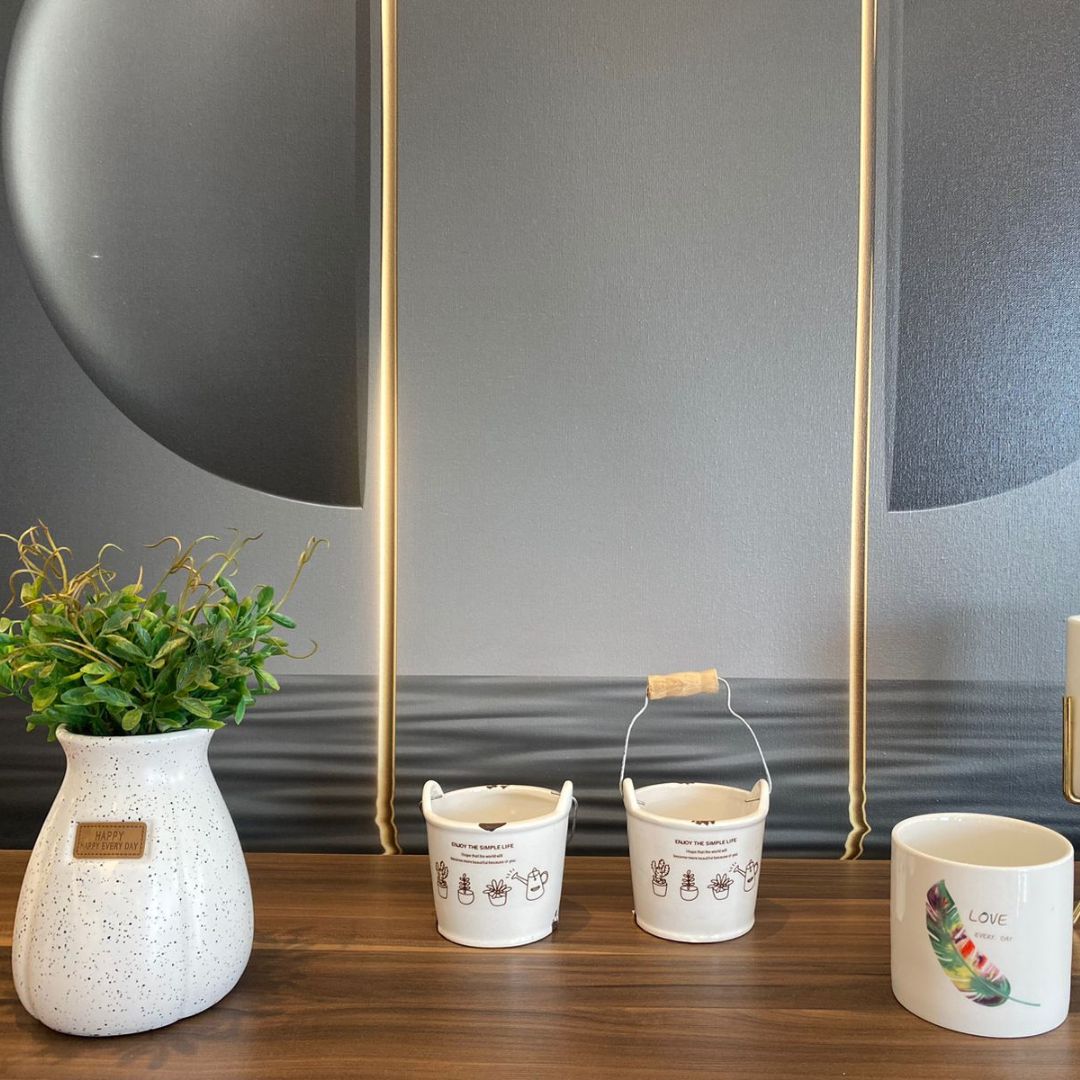 Vaso de Cerâmica com Alça Terracota 4