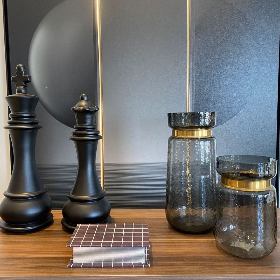 Vaso para Decoração de Vidro Crystal Clear 6