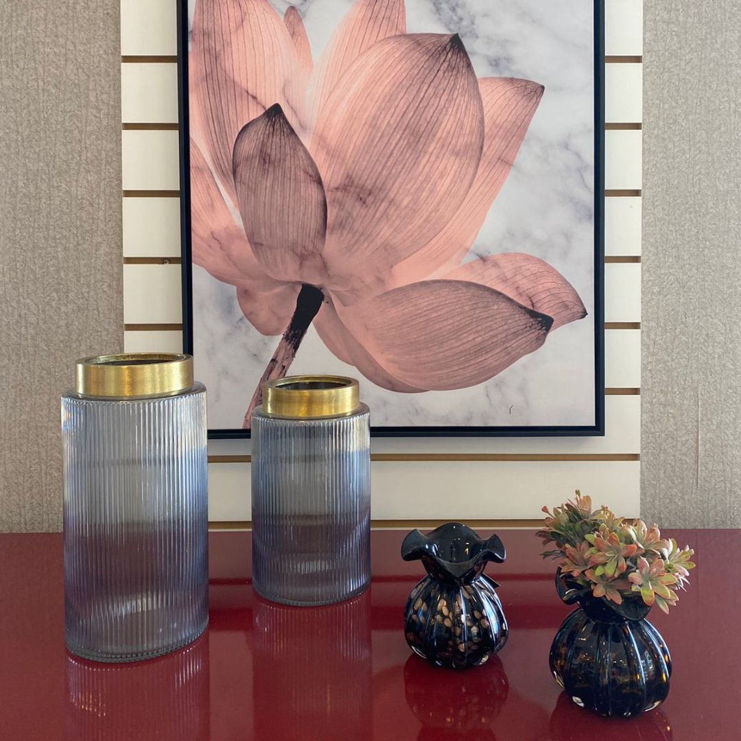 Vaso para Decoração de Vidro Luce Pura 5