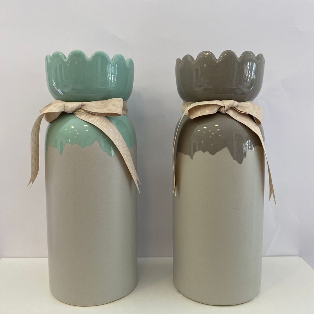 Vaso para Flores de Cerâmica Prisma 6