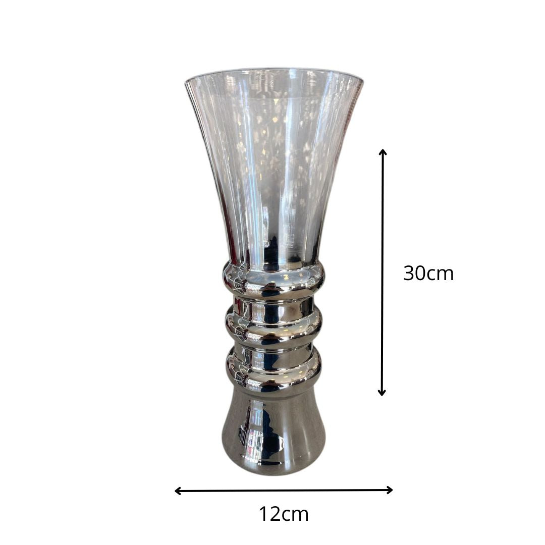 Vaso para Plantas de Vidro Perla 1