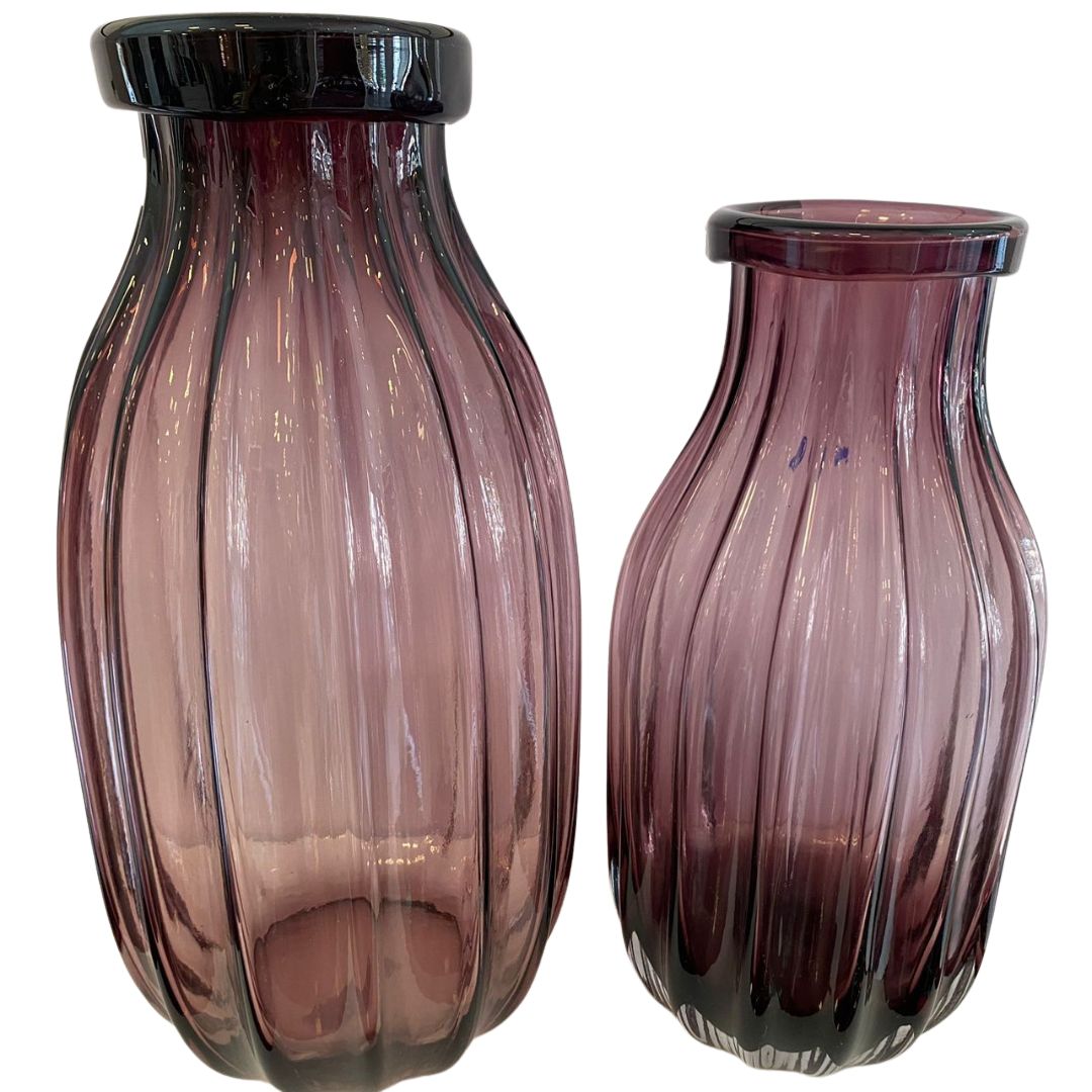 Vaso Decorativo para Sala de Vidro Reflexo 50