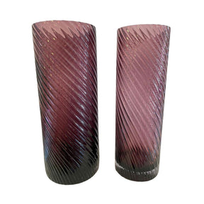 Vaso Decorativo para Sala de Vidro Cristallo [KIT 2 PEÇAS]