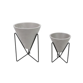 Vaso de Cerâmica Decorativo Cachepot Sem Planta Lumina 1