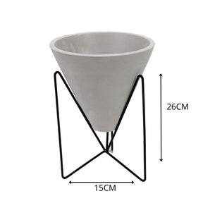 Vaso de Cerâmica Decorativo Cachepot Sem Planta Lumina 4